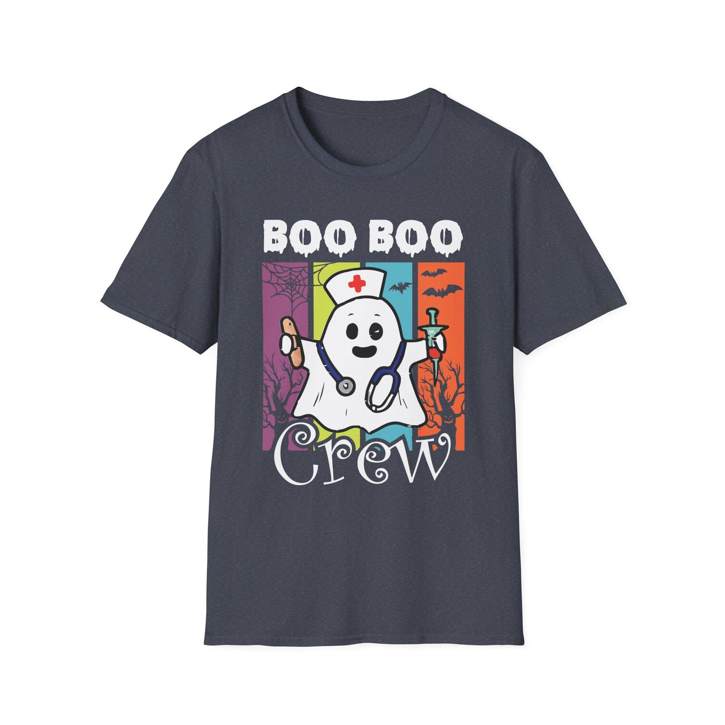 Boo Boo Crew Halloween T-Shirt | Unisex Softstyle Tee for Costume Parties, Fun Events, Trick-or-Treating