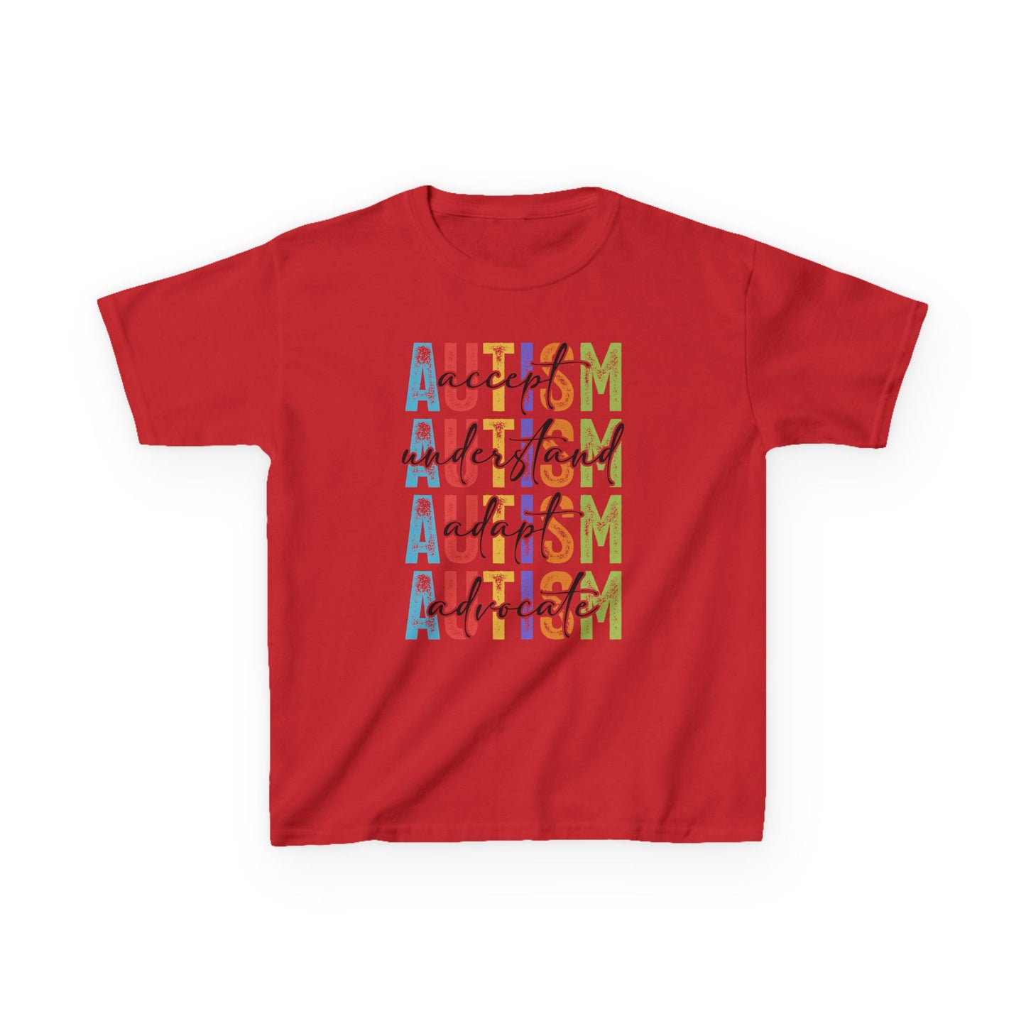 Colorful Autism Awareness Kids Tee, Support Autism, Gift for Kids, Inclusive Fashion, Awareness Month, Fun T-Shirt