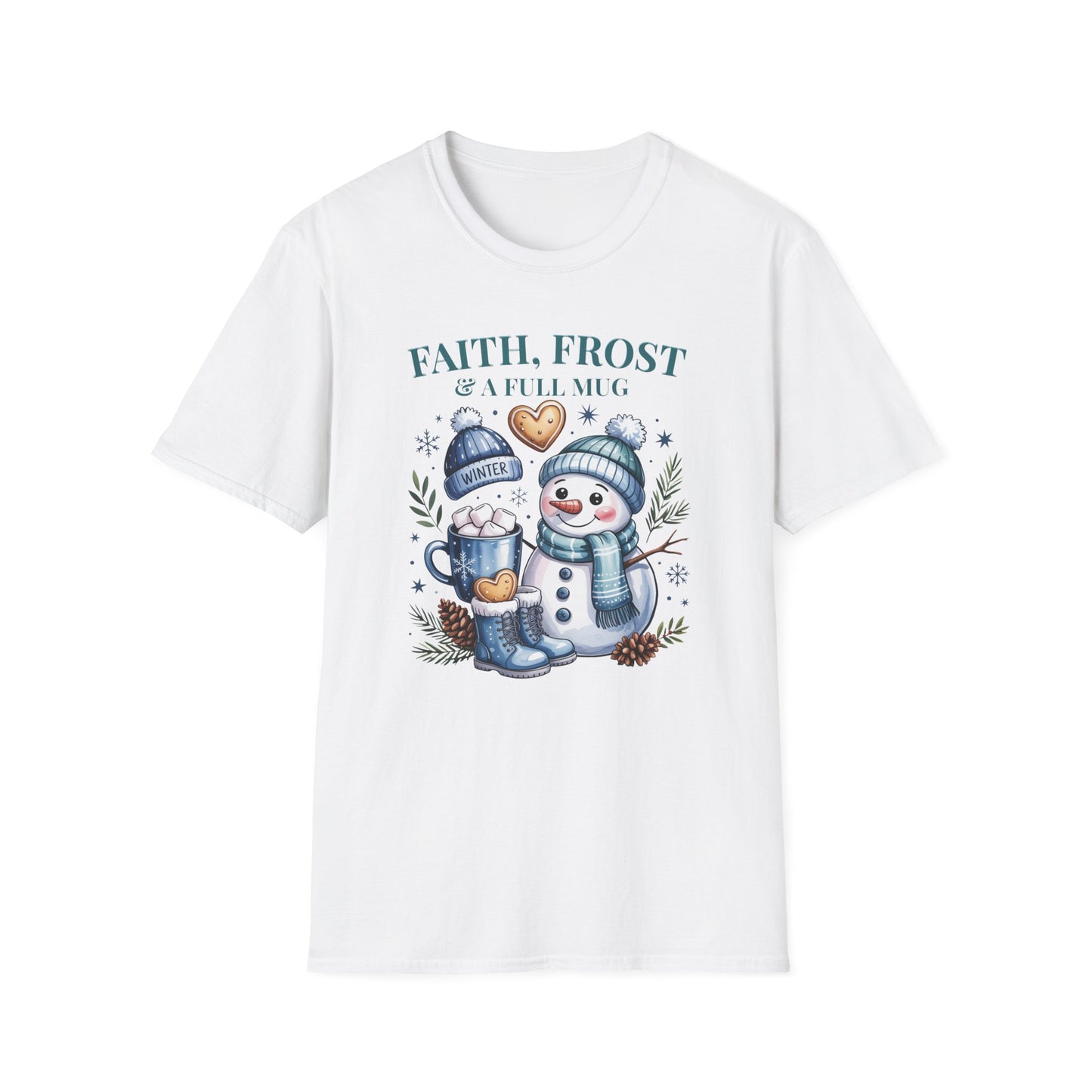 Faith, Frost & Fleece Unisex Softstyle T-Shirt