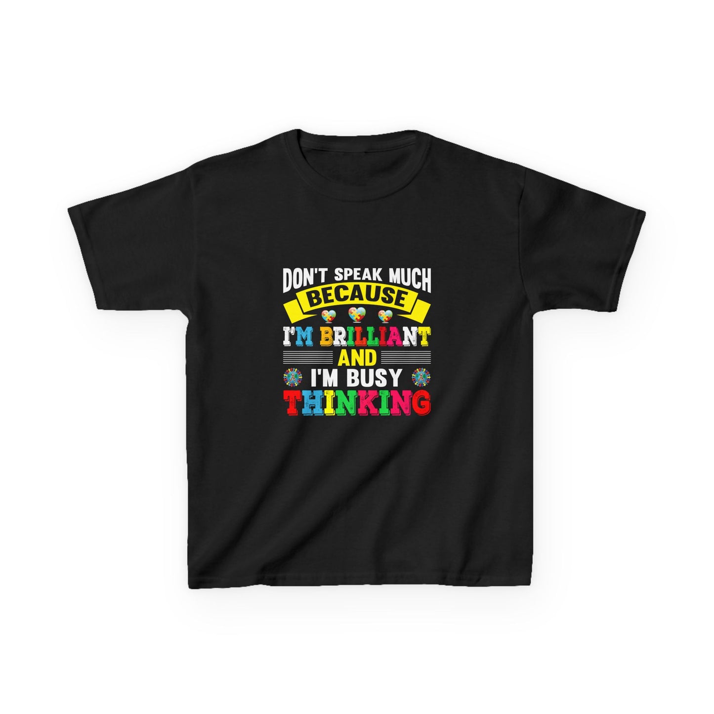 Brilliant Thinker Kids Tee - Fun Graphic T-Shirt, Gift for Bright Kids, School Wear, Birthday Present, Motivational Top