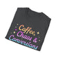 Coffee, Chaos & Conversions Unisex T-Shirt