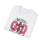 Inspirational Breast Cancer Awareness T-Shirt, Faith Shirt, God Shirt, Support Pink Ribbon, Softstyle Tee