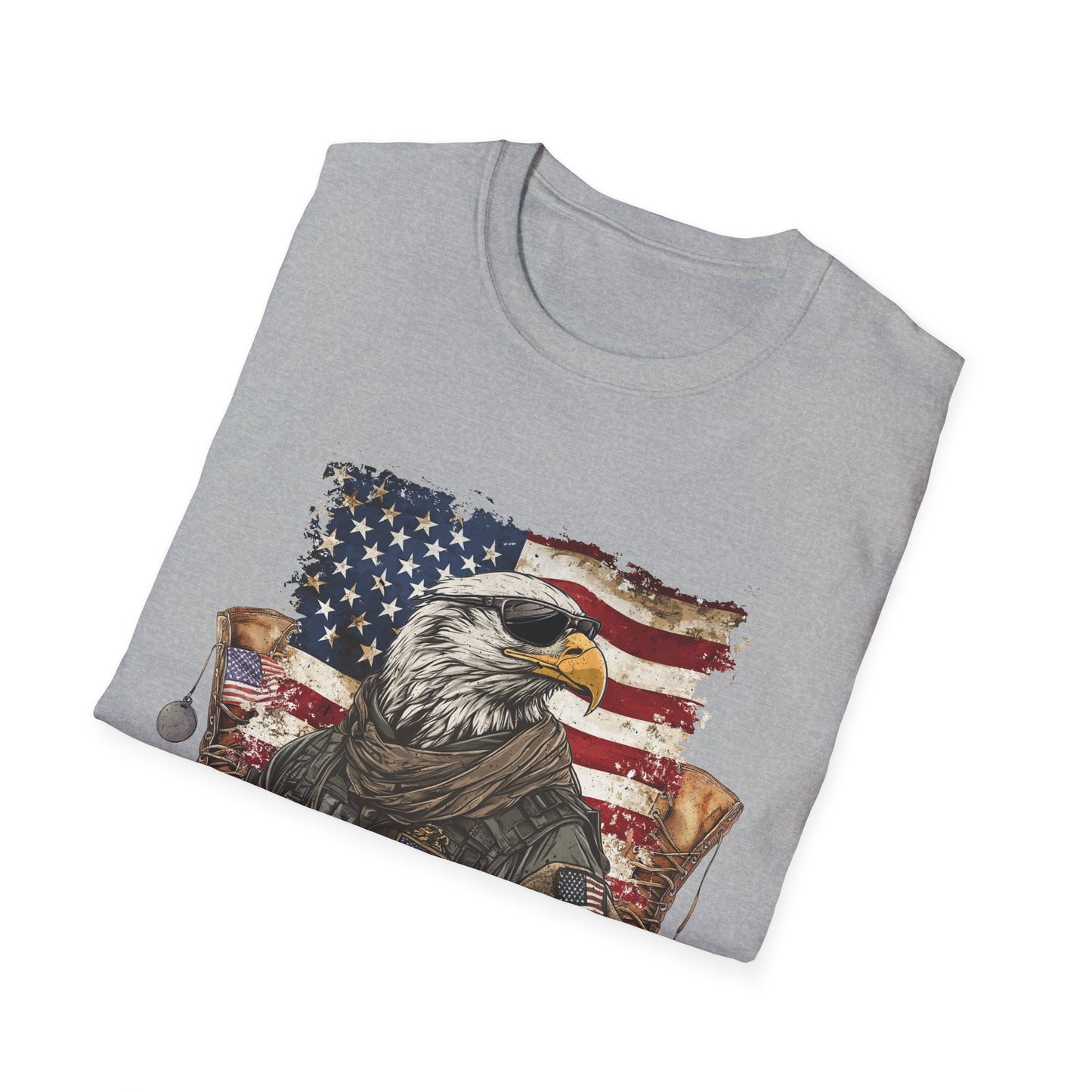 Proud Veteran Unisex T-Shirt | Patriotic Tee for Veterans, Comfortable Casual Wear, Military Appreciation Gift, Independence Day Apparel