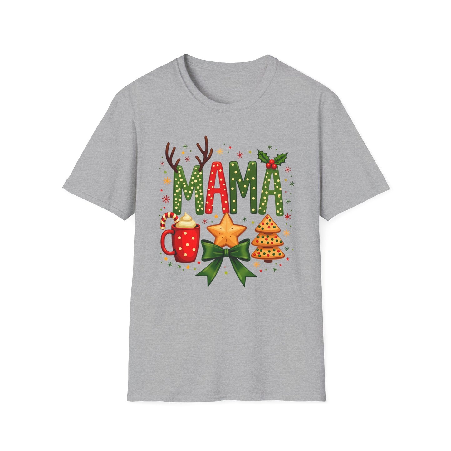 Mama Christmas T-Shirt for Holiday Cheer