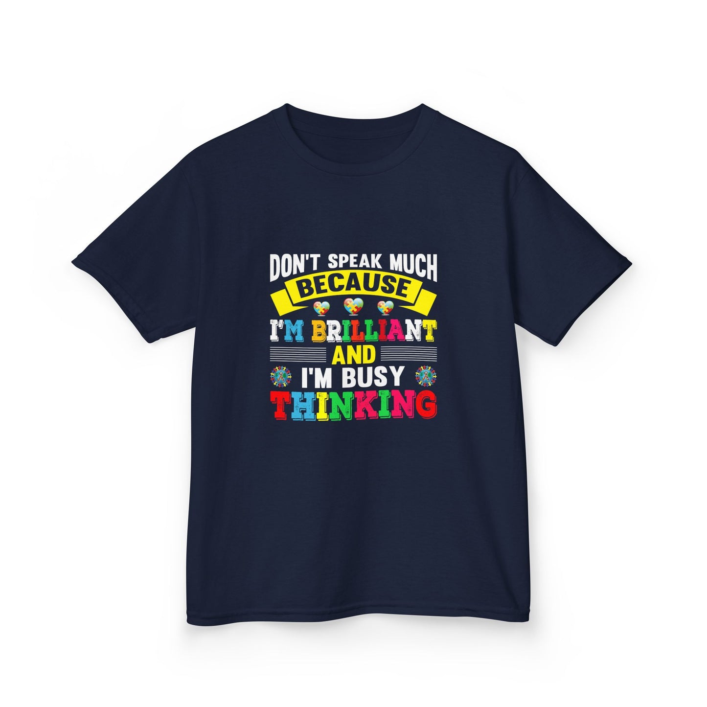 Brilliant Thinker Kids Tee - Fun Graphic T-Shirt, Gift for Bright Kids, School Wear, Birthday Present, Motivational Top