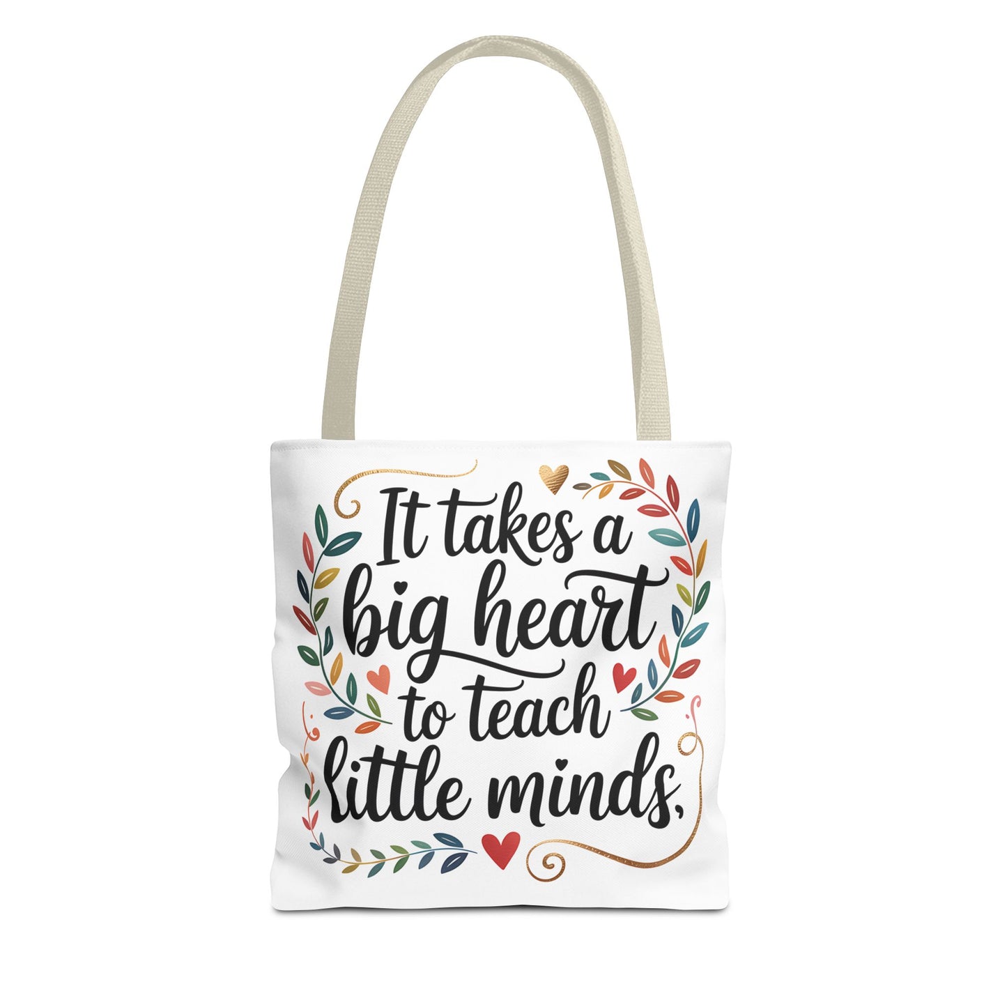 Heartfelt Teacher Tote Bag - Perfect Gift for Educators, Back to School, Teacher Appreciation, Eco-Friendly, Classroom Supplies