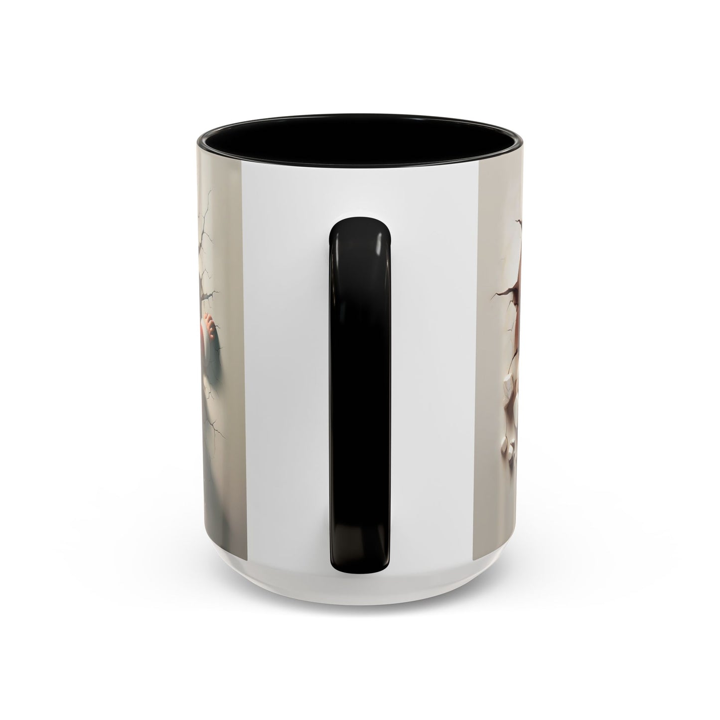 Santa Holiday Accent Coffee Mug - Fun Festive Design