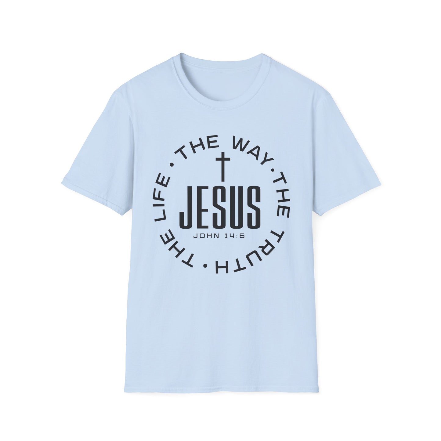 Jesus John 14:6 T-Shirt — The Way, The Truth, The Life Christian Tee