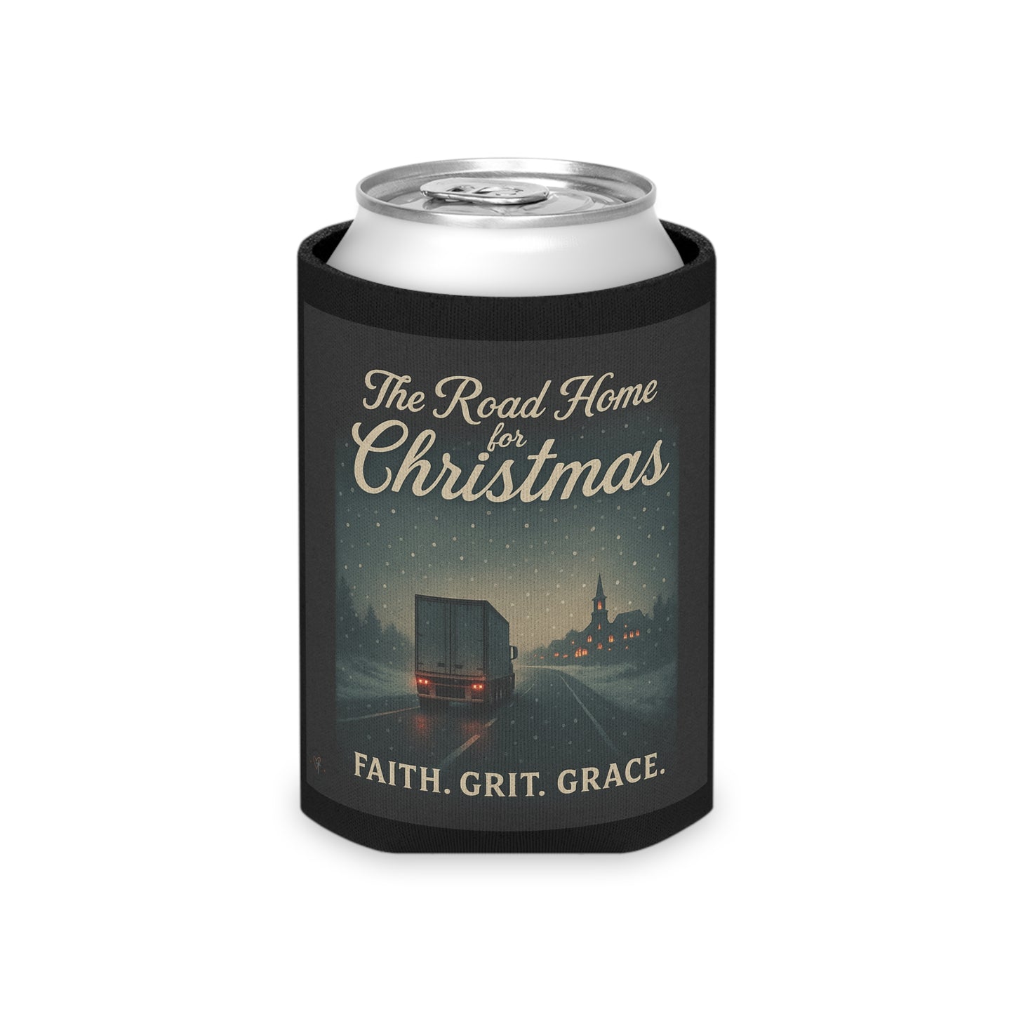 Christmas Can Cooler - The Road Home | Faith, Grit, Grace