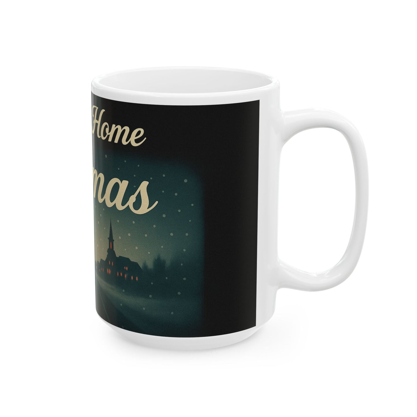 Road Home for Christmas Ceramic Mug - Perfect Holiday Gift