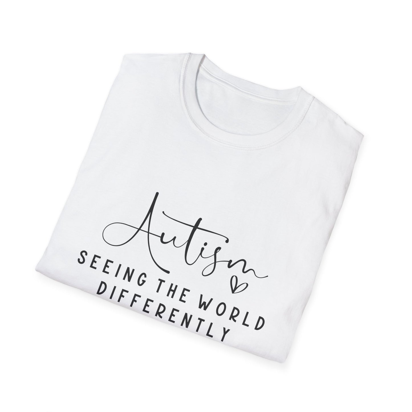 Autism Awareness Unisex Softstyle T-Shirt, See the World Differently Tee, Autism Support Shirt, Gift for Autism Advocacy, Unique [...]