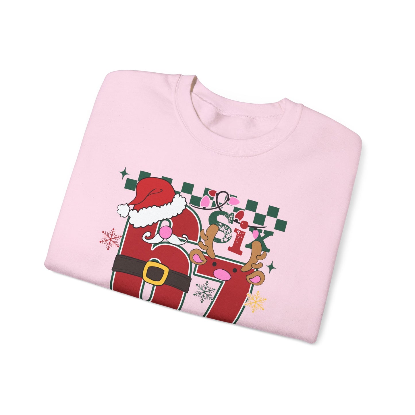Festive Santa Crewneck Sweatshirt - Holiday Cheer