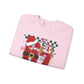 Festive Santa Crewneck Sweatshirt - Holiday Cheer