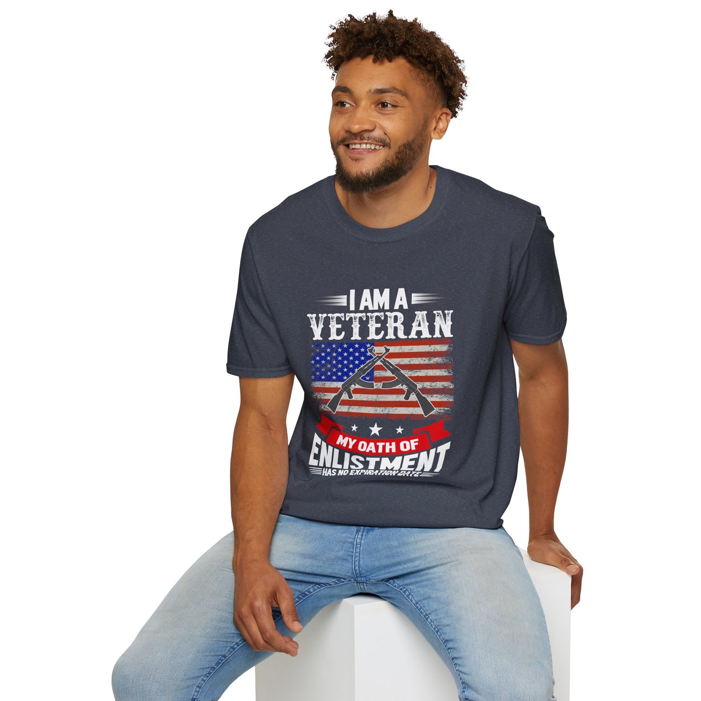 Patriotic Oath T-Shirt, Unisex Fashion Tee, July 4th Gift, Veteran Support Shirt, Casual Everyday Wear