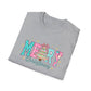 Merry Christmas Unisex Softstyle T-Shirt, Holiday Tee, Christmas Shirt, Festive Apparel, Gift for Him and Her