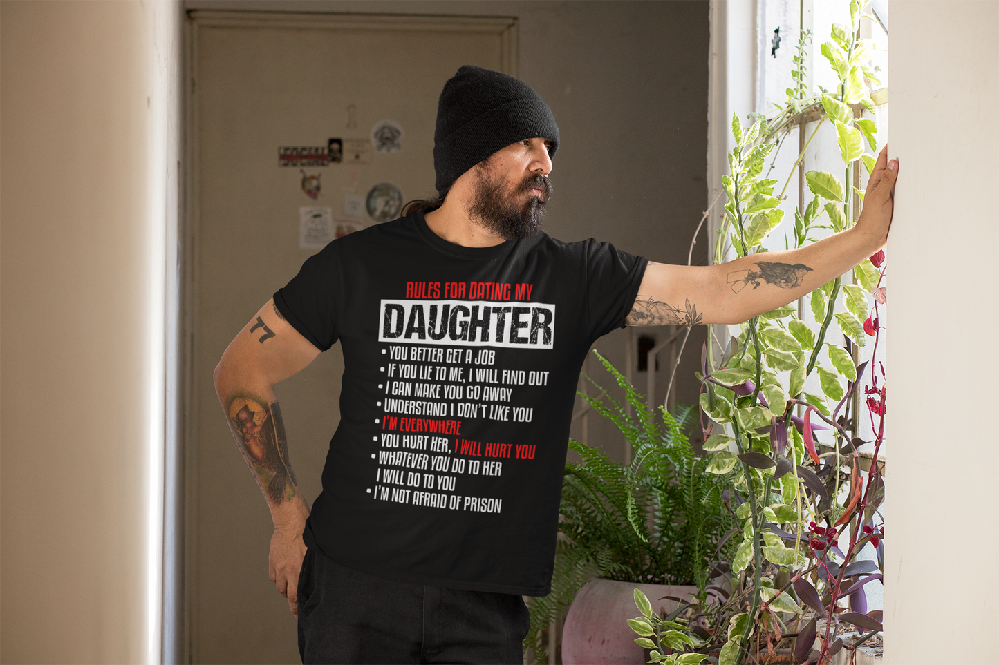 Dad's Rules T-Shirt - Unisex Softstyle Tee, Perfect for Dads, Birthday Gift, Father's Day, Family Gatherings, Humorous Apparel