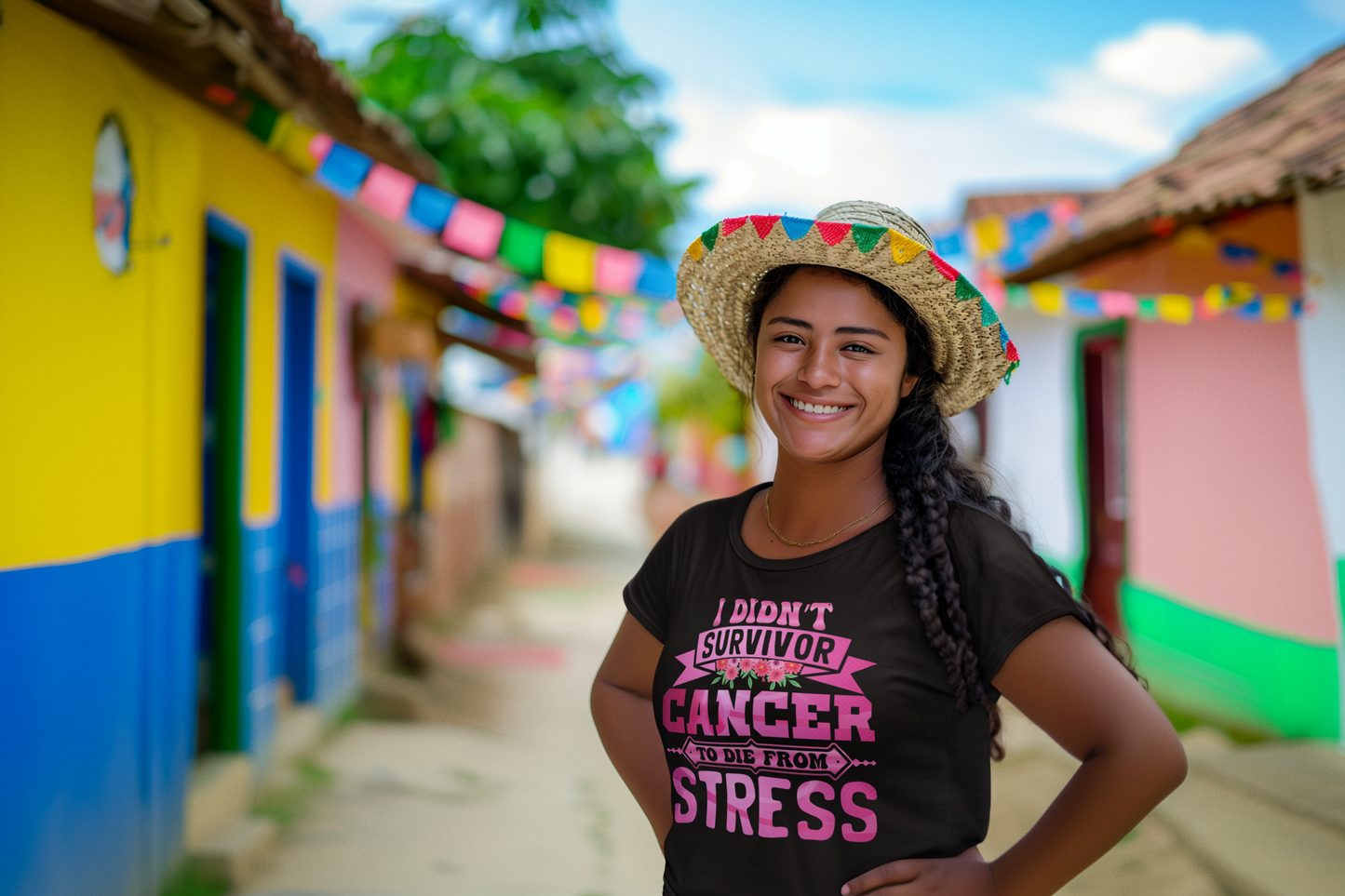 Inspirational Survivor T-Shirt, Cancer Awareness Tee, Gift for Fighters, Stress Relief Shirt, Comfort Wear, Motivational Apparel