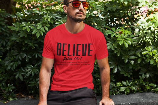 Inspirational Unisex T-Shirt, Motivational Quote Shirt, Faith-Based Apparel, Gift for Believers, Christian Tees