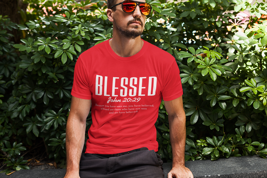 Blessed Faith T-Shirt, Christian Apparel, Inspirational Gift, Unisex Tee, Church Wear, Bible Quote Shirt