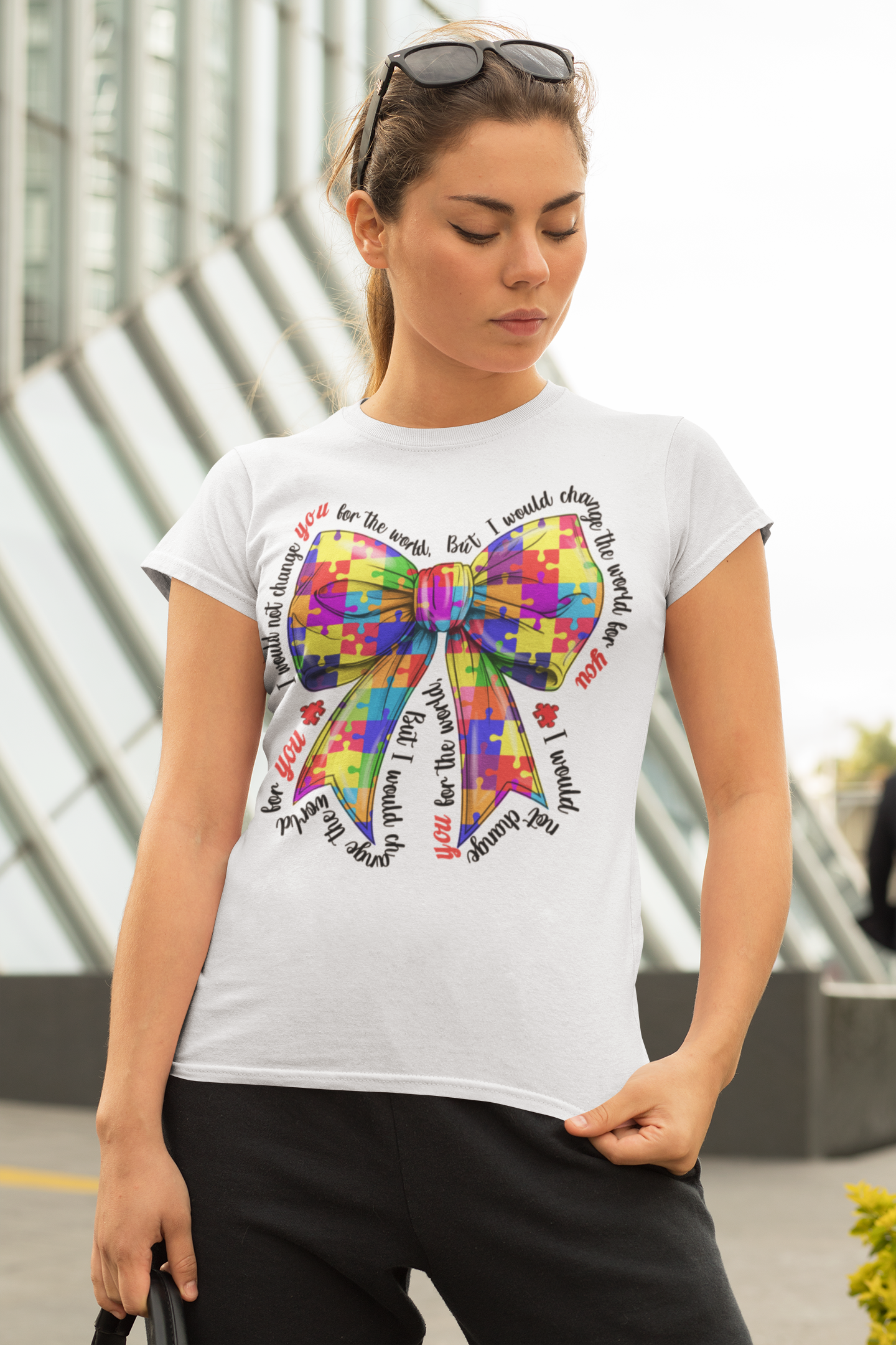 Colorful Bow Graphic Tee for All Celebrations, Unisex Graphic T-Shirt, Gift for Friends, Birthday Tee, Fun Party Shirt