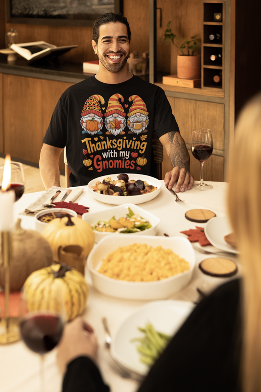 Thanksgiving Gnomies Unisex Softstyle T-Shirt