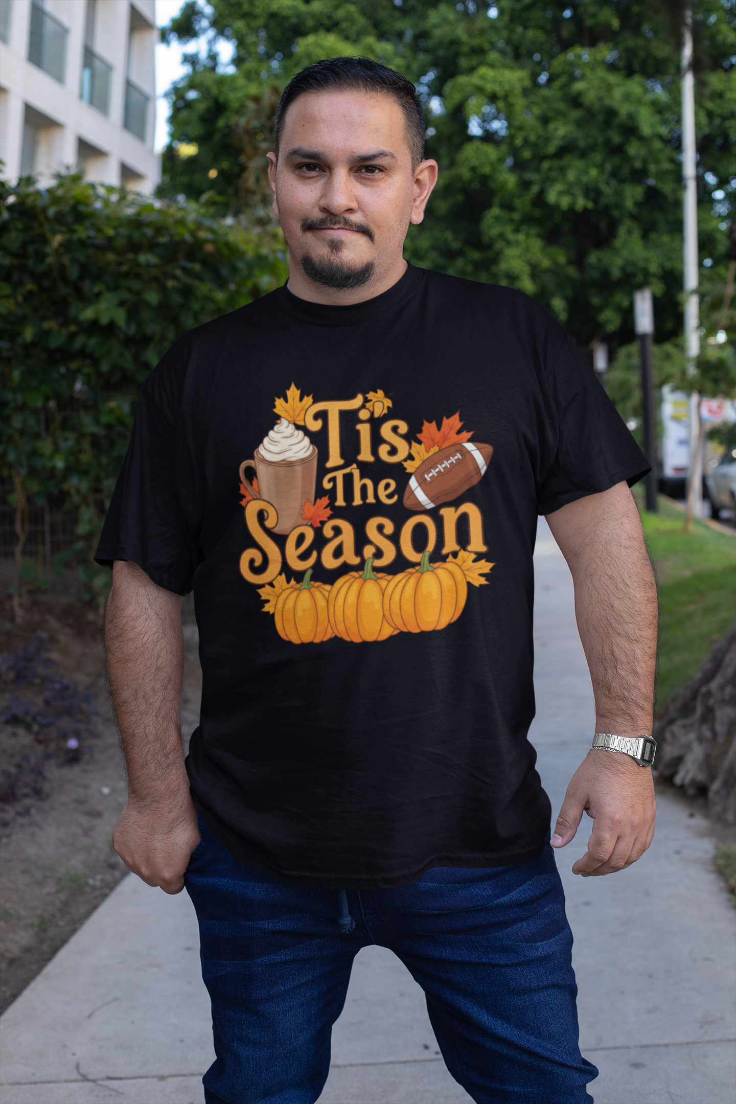 Fall Vibes Unisex Softstyle T-Shirt - 'Tis The Season Design