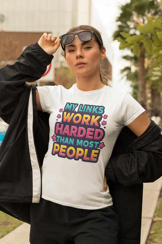 Hard Working Links Unisex Softstyle T-Shirt
