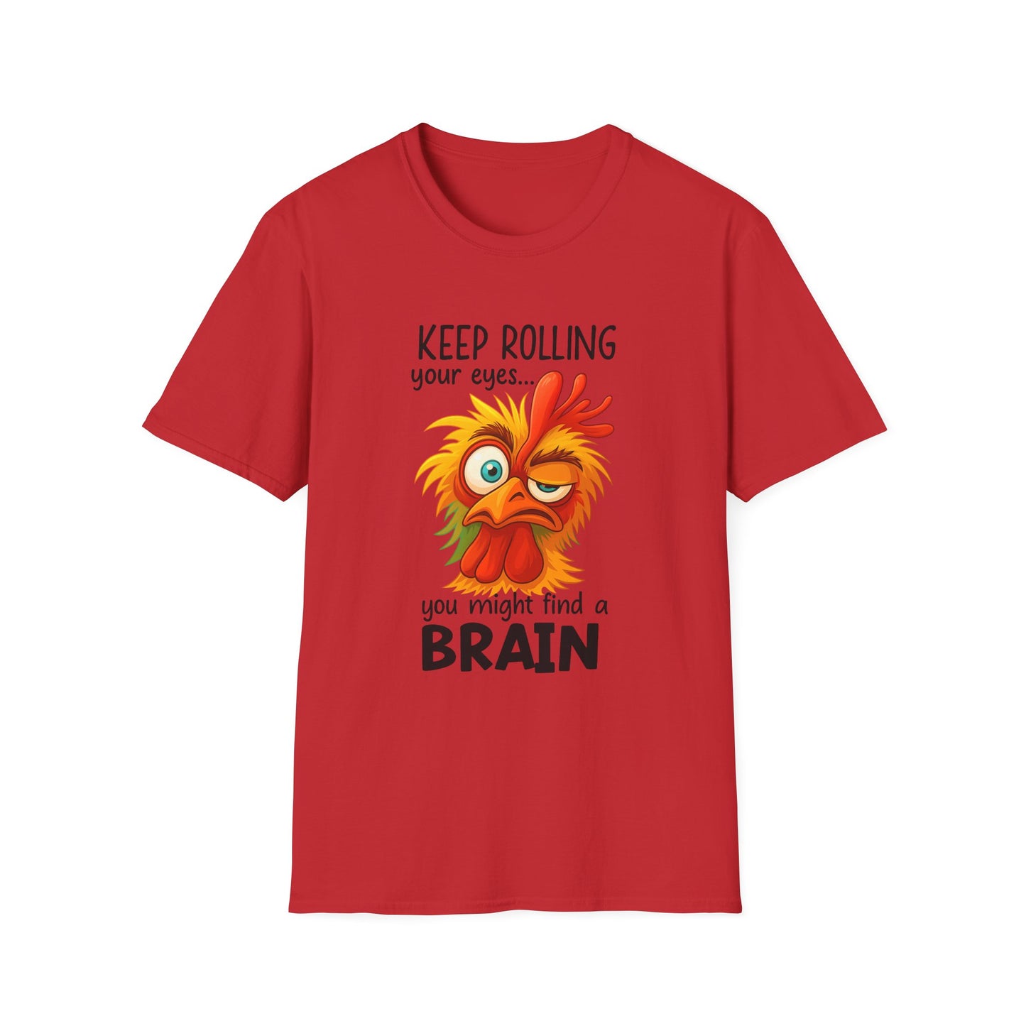 Funny Unisex T-Shirt with Chicken Design, Humor Tee, Gifting Idea, Casual Wear, Ideal for Friends, Birthday T-Shirt, Quirky Apparel