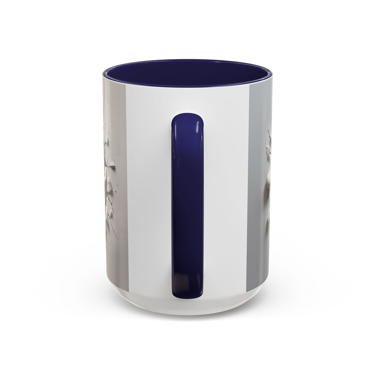 Santa Snowman Breaking Wall Coffee Mug