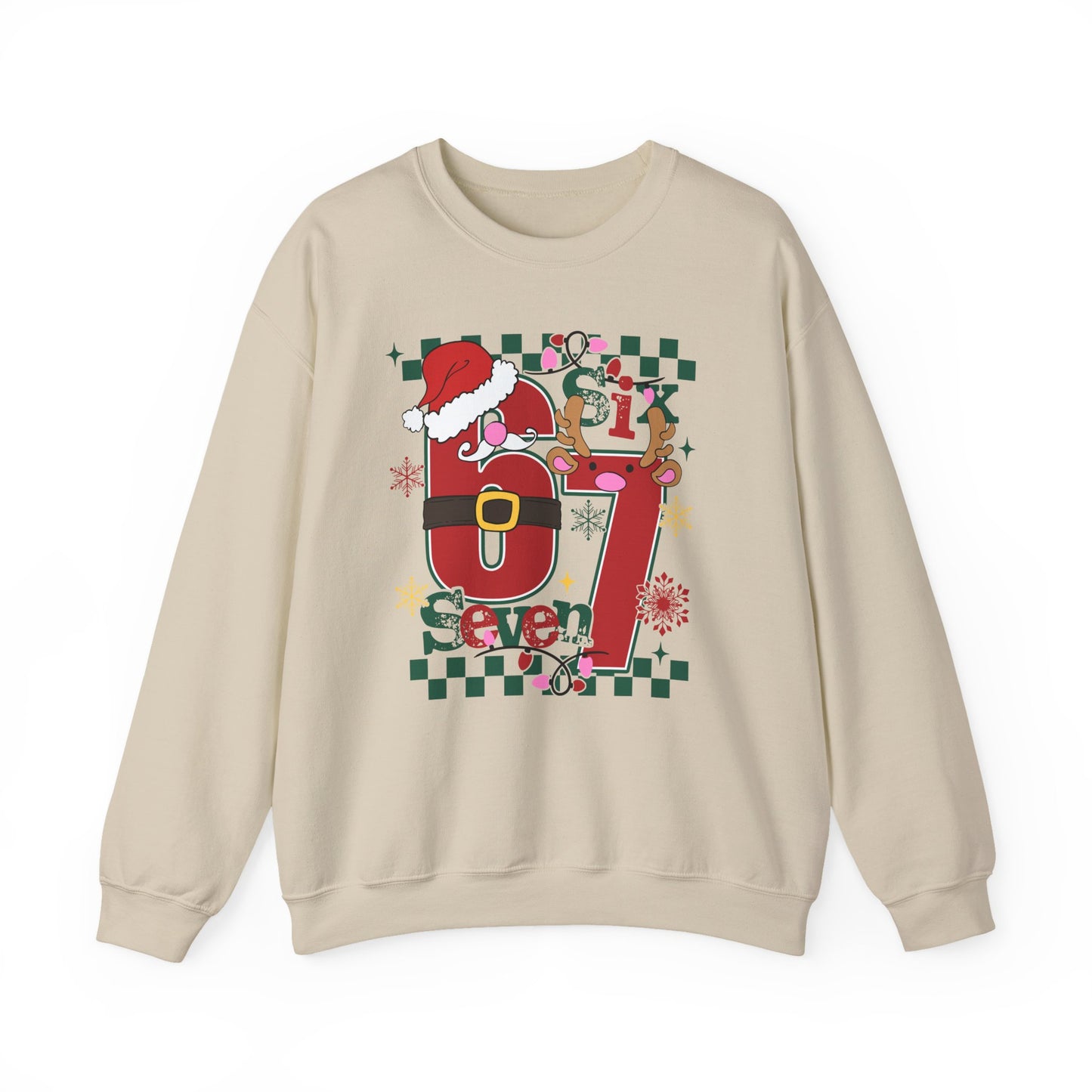 Festive Santa Crewneck Sweatshirt - Holiday Cheer