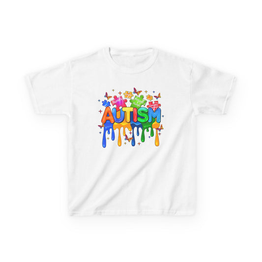 Colorful Autism Awareness Kids Tee, Autism Support T-Shirt, Kids Educational Apparel, Fun Children's Gifts, Family Awareness Shirt