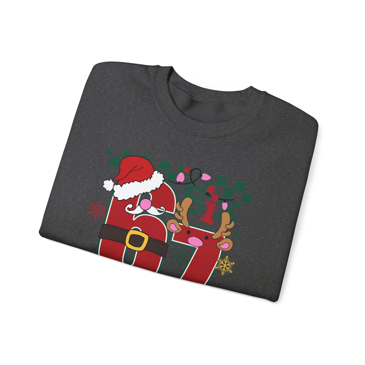 Festive Santa Crewneck Sweatshirt - Holiday Cheer
