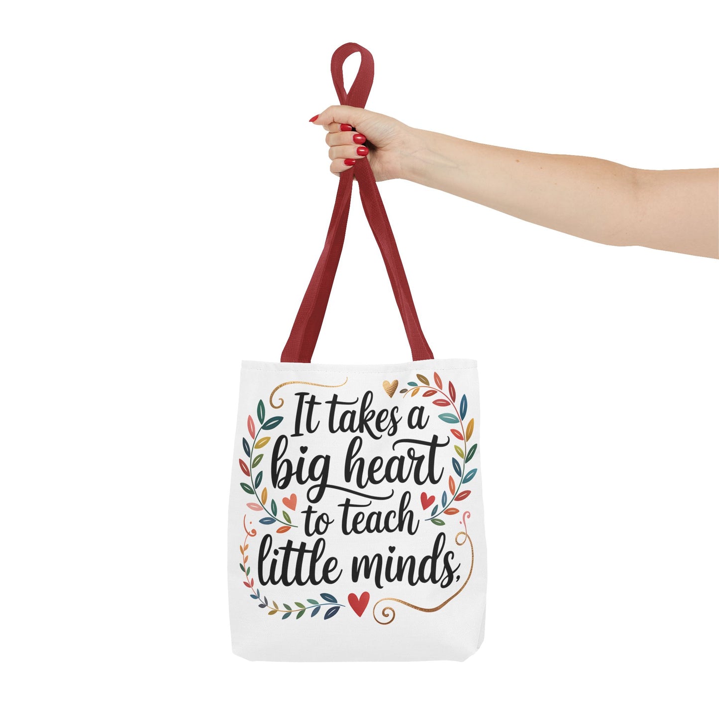 Heartfelt Teacher Tote Bag - Perfect Gift for Educators, Back to School, Teacher Appreciation, Eco-Friendly, Classroom Supplies