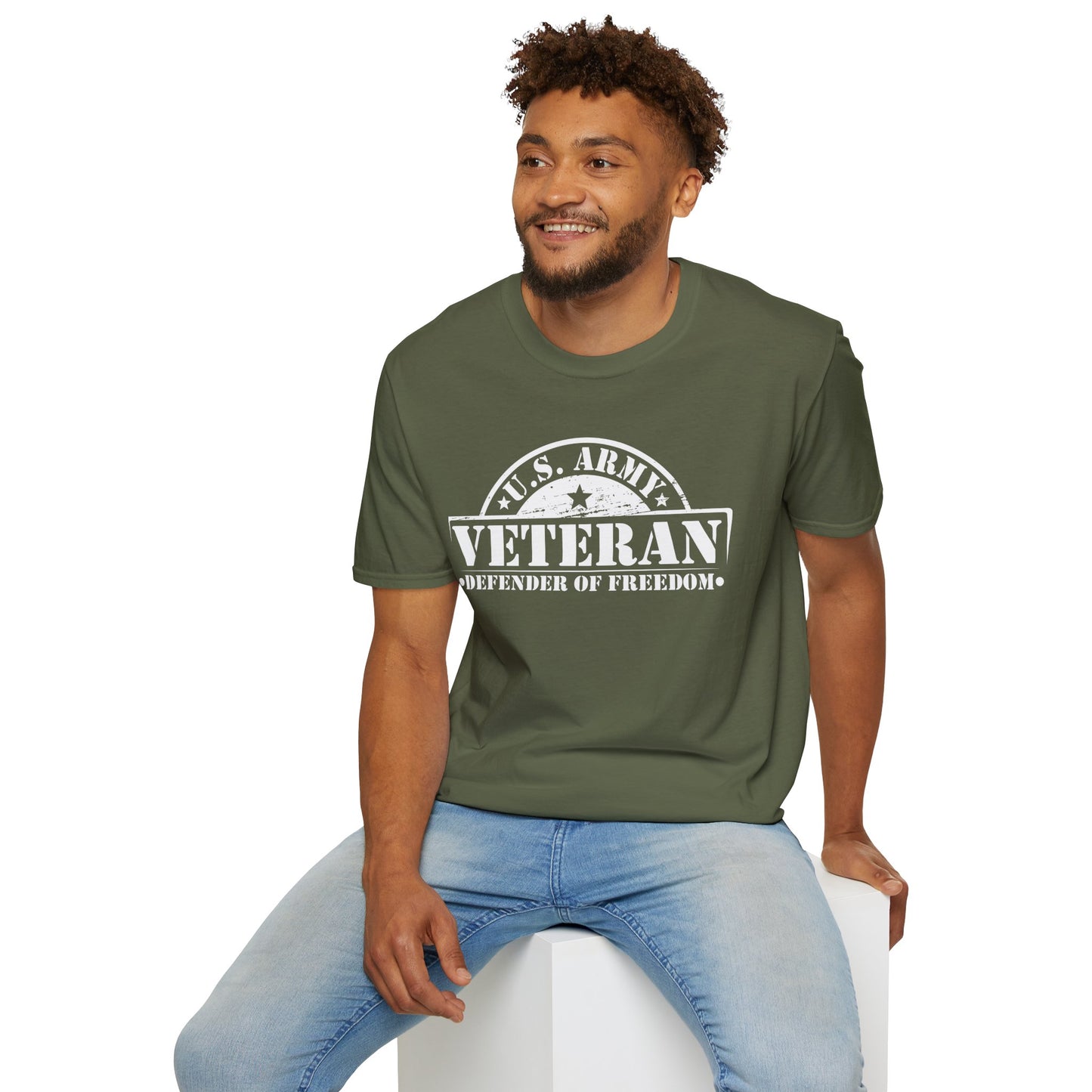 Veteran Defender of Freedom T-Shirt, Unisex Military Shirt, Army Pride Tee, Gift for Veterans, Patriotic Apparel, Memorial Day Shirt