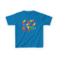 Colorful Autism Awareness Kids Tee, Bright Rainbow Tee, Support, Understand, Love, Gift for Autism Month, Kids Apparel