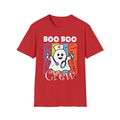 Boo Boo Crew Halloween T-Shirt | Unisex Softstyle Tee for Costume Parties, Fun Events, Trick-or-Treating