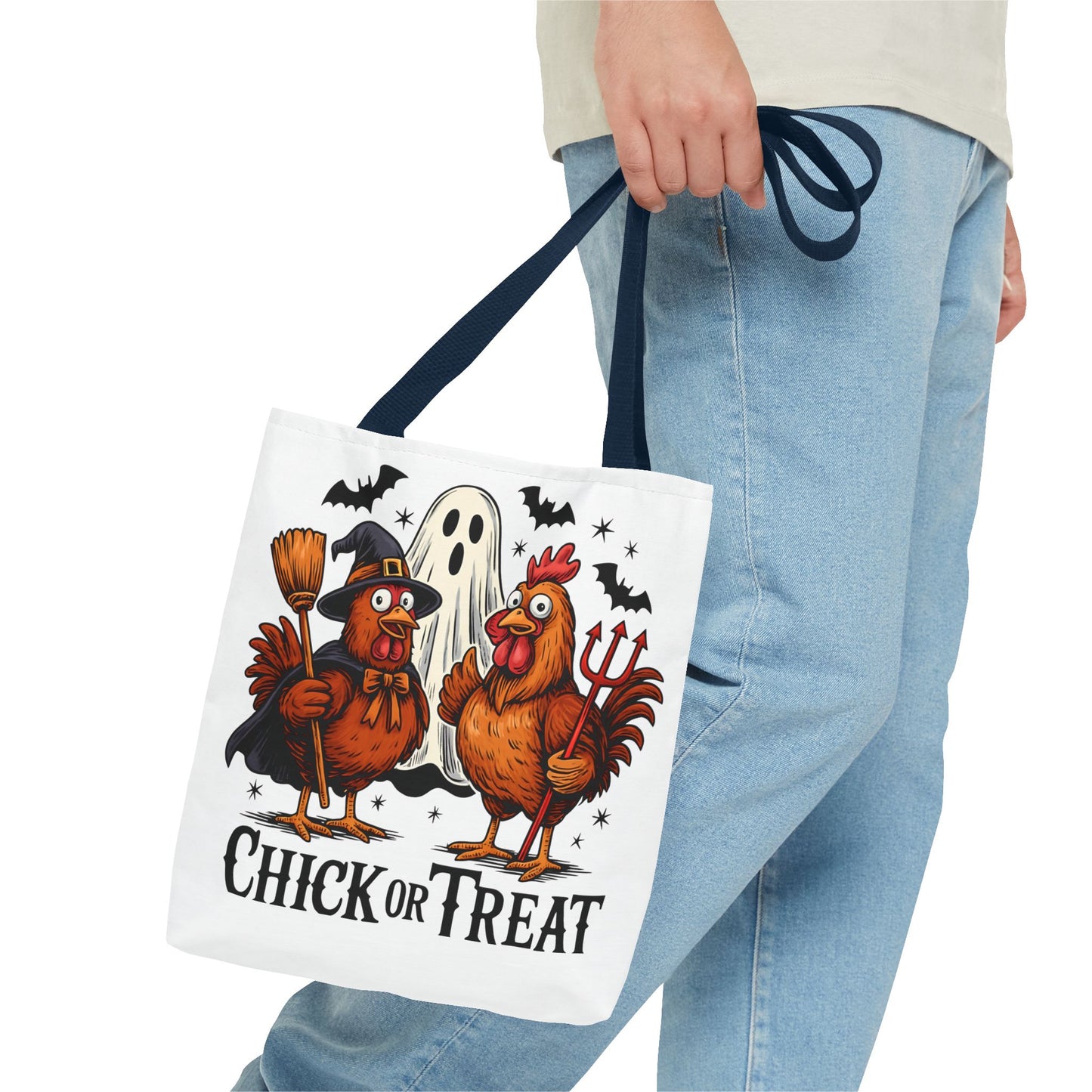 Halloween Chick or Treat Tote Bag