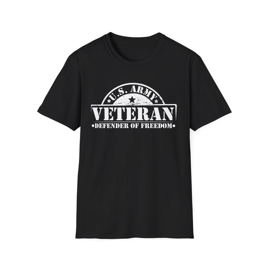 Veteran Defender of Freedom T-Shirt, Unisex Military Shirt, Army Pride Tee, Gift for Veterans, Patriotic Apparel, Memorial Day Shirt