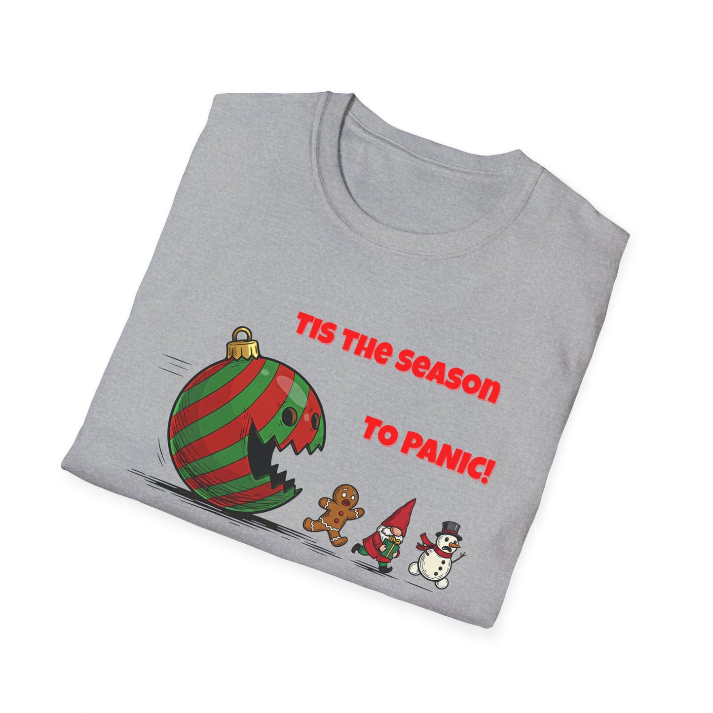 Holiday Panic Santa T-Shirt