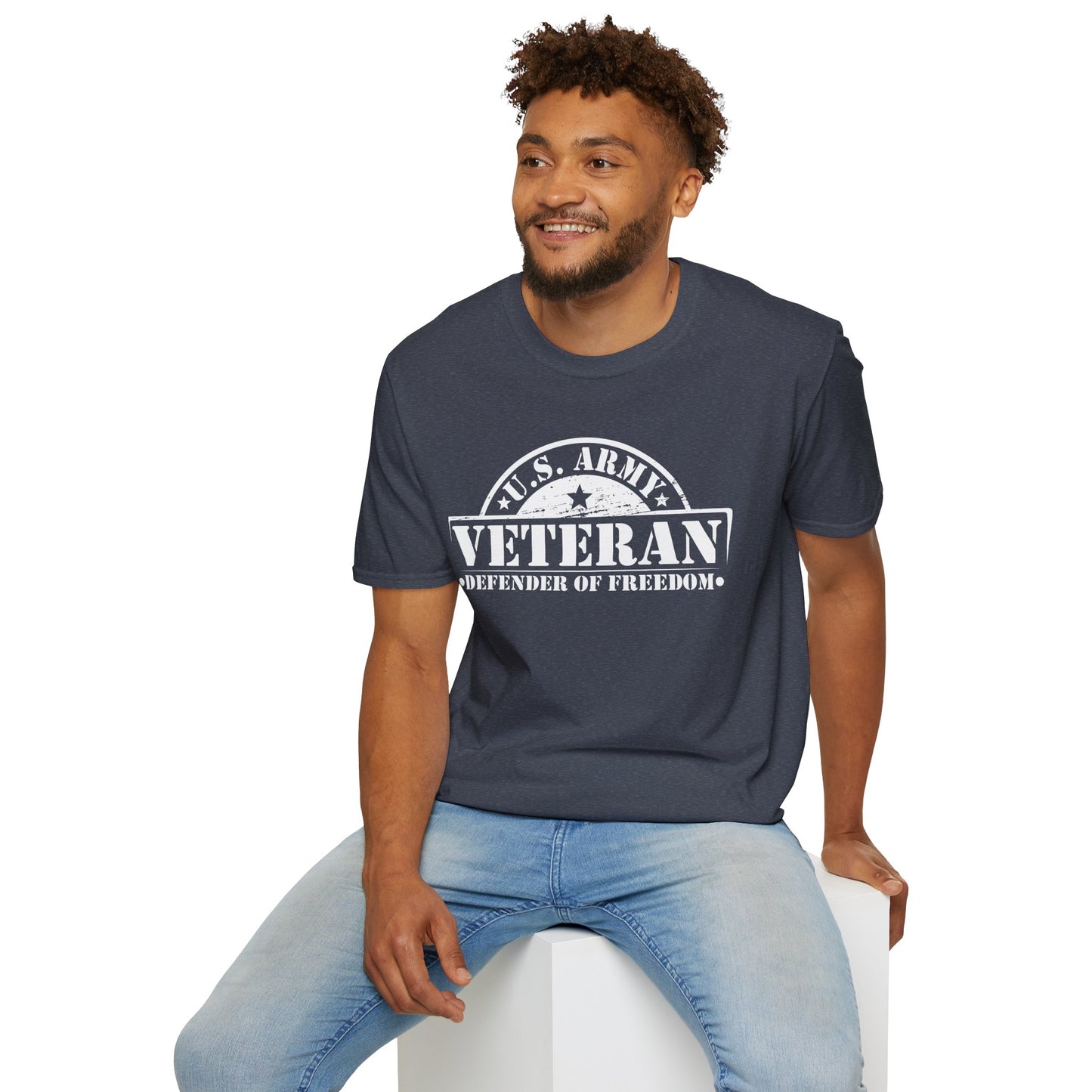 Veteran Defender of Freedom T-Shirt, Unisex Military Shirt, Army Pride Tee, Gift for Veterans, Patriotic Apparel, Memorial Day Shirt