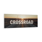 Crossroad Inspirational Canvas Wall Art — "God Meets You at the Crossroad" Matte Stretched Print