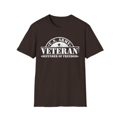 Veteran Defender of Freedom T-Shirt, Unisex Military Shirt, Army Pride Tee, Gift for Veterans, Patriotic Apparel, Memorial Day Shirt