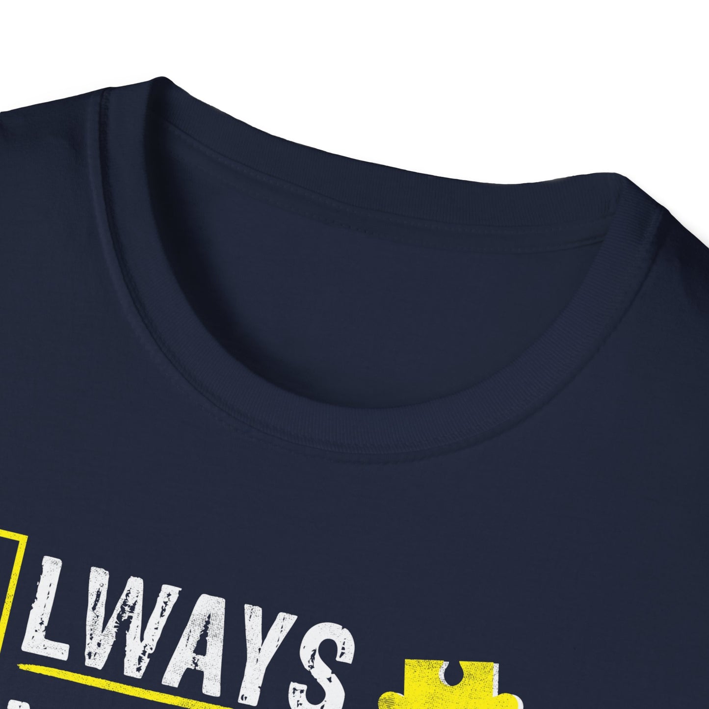 Unisex Autism Awareness T-Shirt, Softstyle Tee, Unique Gift for Awareness Events, Casual Wear, Comfortable Daily Shirt