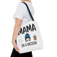 Mama On A Mission Tote Bag – Cute Coffee Mom Graphic Tote