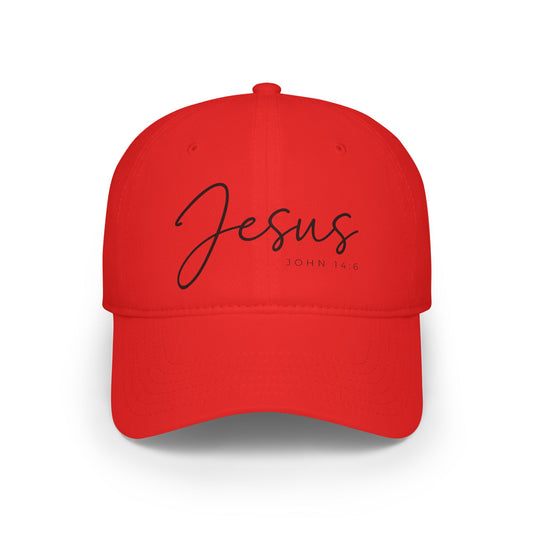 Faith-Inspired Low Profile Baseball Cap | Jesus Hat for Everyday Wear, Gift for Believers, Trendy Cap, Christian Apparel, Casual Headwear
