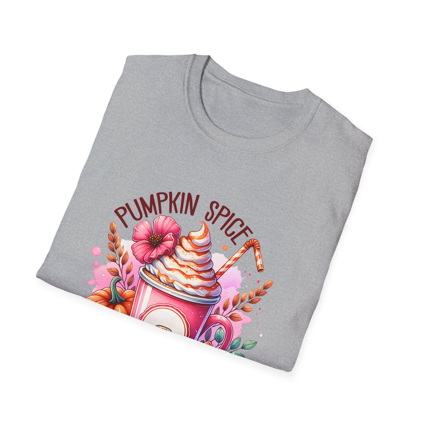 Pumpkin Spice Coffee Club T-Shirt, Autumn Fashion Tee, Fall Gift, Unisex Graphic Shirt, Cozy Vibes Apparel, Seasonal Style