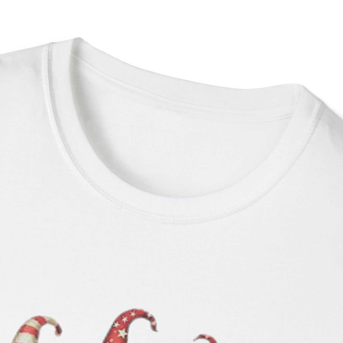 Merry Christmas Gnome T-Shirt | Unisex Softstyle Tee | Holiday Gift, Christmas Apparel, Gnome Lover Shirt, Festive Wear, Seasonal Top