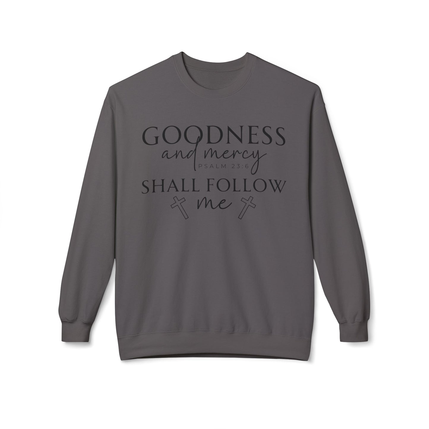 Inspirational Scripture Sweatshirt, Cozy Christian Crewneck, Bible Verse Apparel, Faith-Based Gift, Unisex Fleece Top
