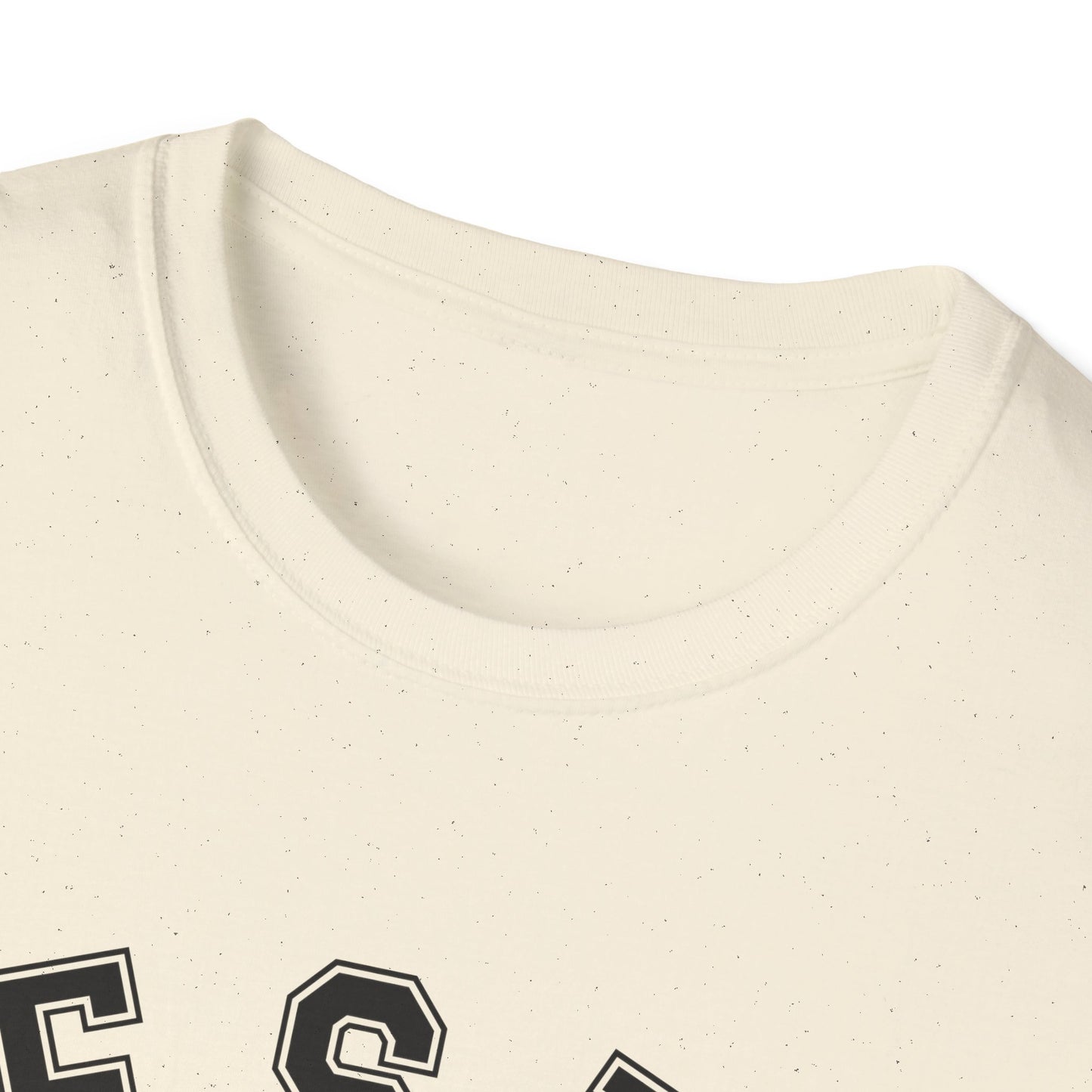 Jesus Saves Unisex Softstyle T-Shirt, Inspirational Graphic Tee, Christian Apparel, Faith-Based Gift, Casual Wear