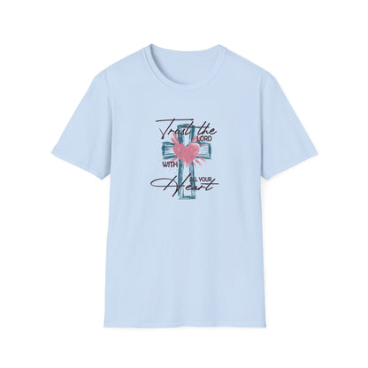 Faith-Inspired Unisex T-Shirt, Inspirational Tee, Christian Apparel, Gift for Religious Occasions, Love and Hope Shirt, Casual Wear